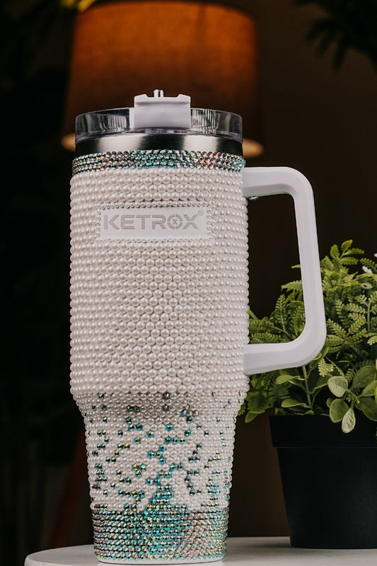 Elite Customized Crystal Tumbler – Rhinestone